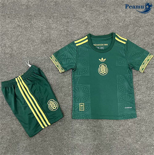 Maglia Calcio México Bambino Copa de oro Verde 2025-2026