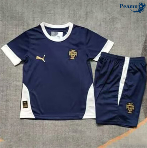 Maglia Calcio Portogallo Bambino Training Blu 2025-2026