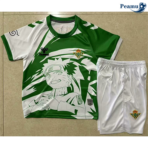 Maglia Calcio Real Betis Bambino Naruto 2025-2026