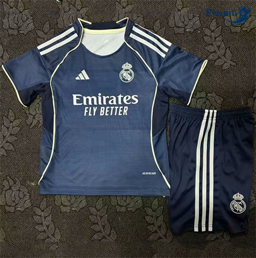 Maglia Calcio Real Madrid Bambino Seconda 2025-2026