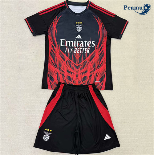 Maglia Calcio S.L Benfica Bambino nero 2025-2026