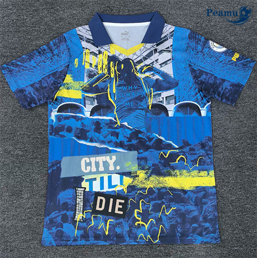 Maglia Calcio Manchester City Edizione limitada Blu 2025-2026