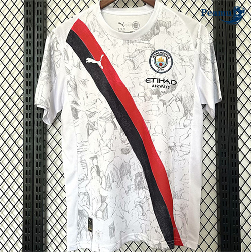 Maglia Calcio Manchester City Bianco 2025-2026