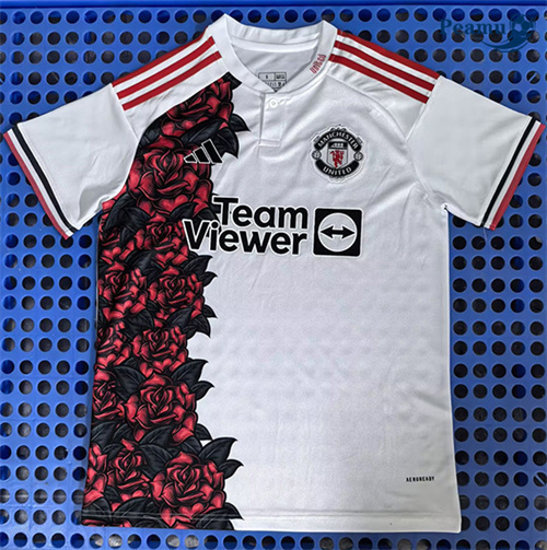 Maglia Calcio Manchester United Speciale Rosso/Bianco 2025-2026