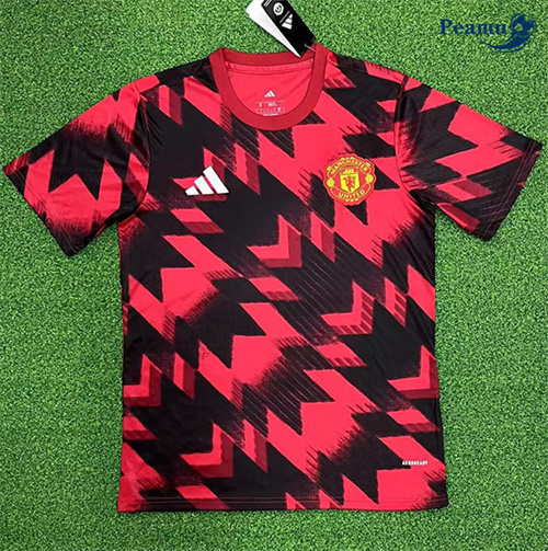 Maglia Calcio Manchester United Training Rosso 2025-2026
