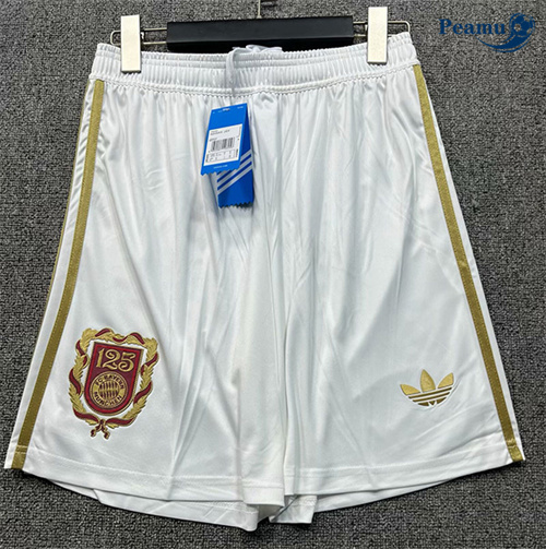 Maglia Calcio Bayern Monaco Pantaloncini Maillot 125° anniversario Bianco 2025-2026