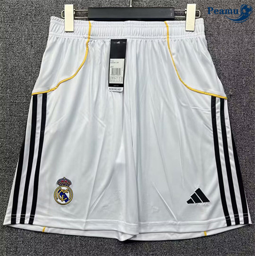 Maglia Calcio Real Madrid Pantaloncini Prima 2025-2026