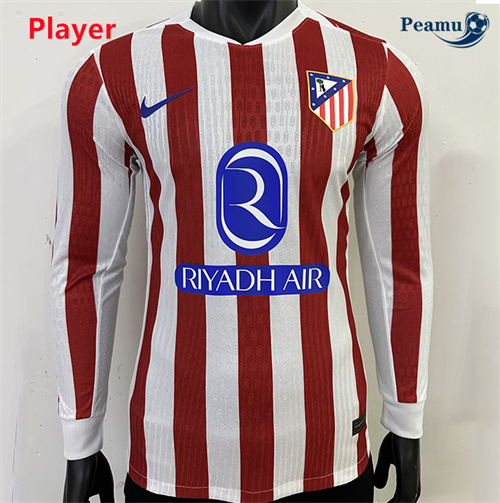 Maglia Calcio Player Atletico Madrid Prima Manica lunga 2025-2026
