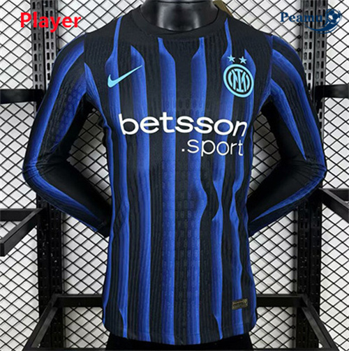 Maglia Calcio Player Inter Milan Prima Manica lunga 2025-2026