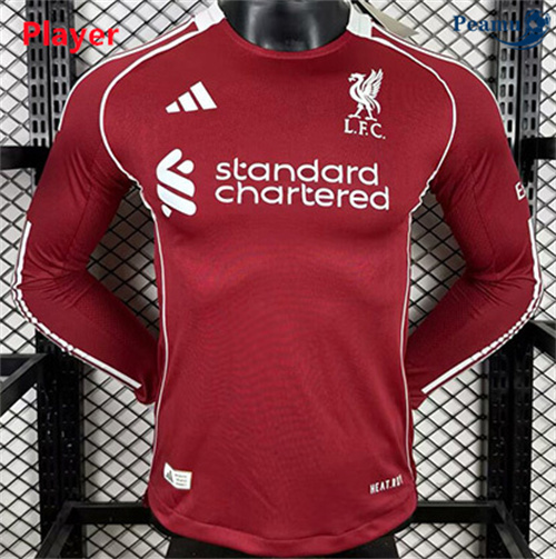 Maglia Calcio Player Liverpool Prima Manica lunga 2025-2026