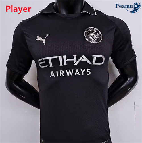 Maglia Calcio Player Manchester City nero 2025-2026