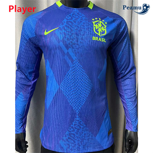 Maglia Calcio Player Brasile Seconda Manica lunga 2025-2026