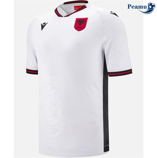 Maglia Calcio Albania Seconda Bianco 2025-2026