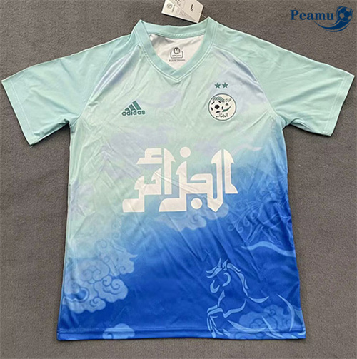 Maglia Calcio Argelia Training Blu/Verde 2025-2026
