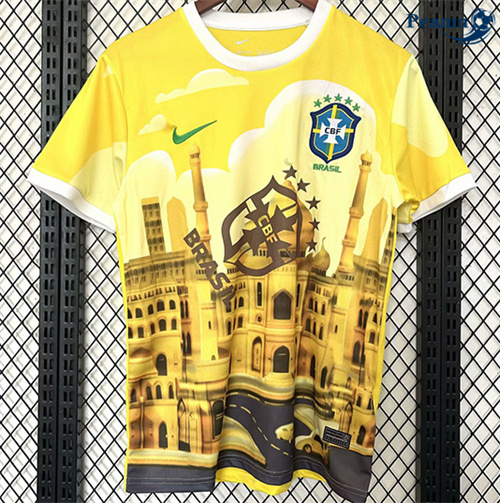 Maglia Calcio Brasil Speciale Giallo 2025-2026