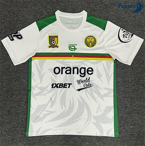 Maglia Calcio Camerún Training Bianco 2025-2026