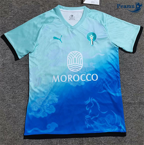 Maglia Calcio Marocco Training Blu 2025-2026