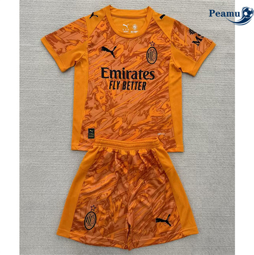 Maglia Calcio AC Milan Bambino Portiere Arancia 2025-2026