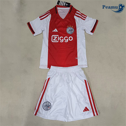 Maglia Calcio Ajax Bambino Prima 2025-2026