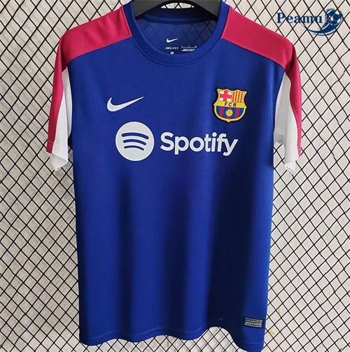 Maglia Calcio Barcelona Formazione Blu 2025-2026
