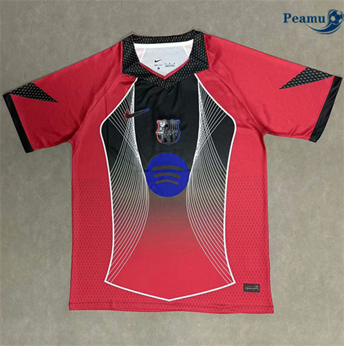 Maglia Calcio Barcellona Rosso 2025-2026