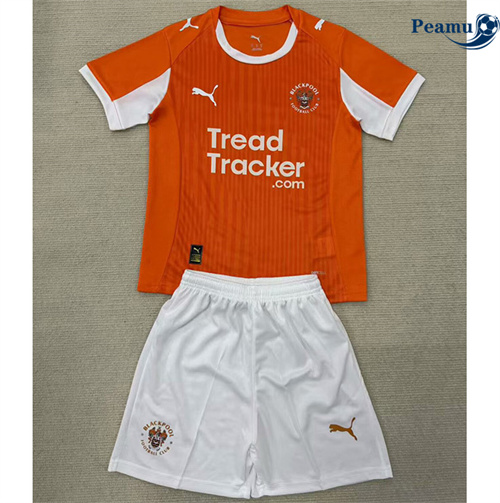 Maglia Calcio Blackpool Bambino Prima 2025-2026