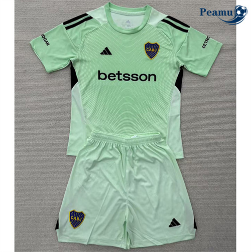Maglia Calcio Boca Juniors Bambino Portiere Vert 2025-2026
