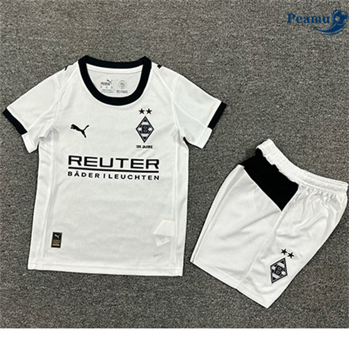 Maglia Calcio Borussia Monchengladbach Bambino Prima 2025-2026