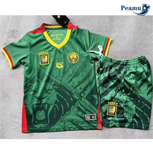 Maglia Calcio Camerún Bambino Prima 2025-2026