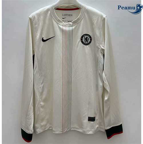 Maglia Calcio Chelsea Seconda Manica lunga 2025-2026