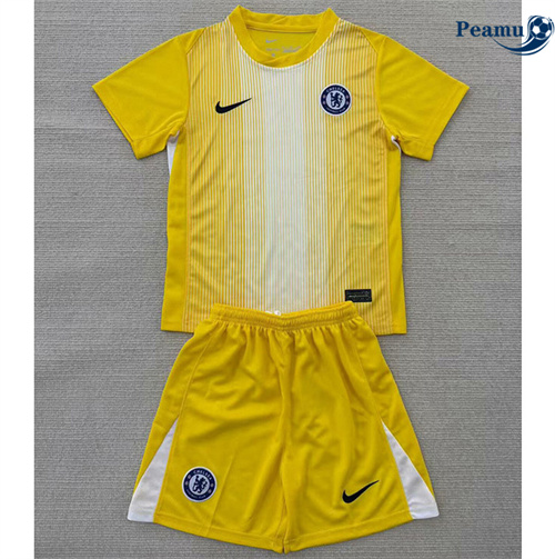 Maglia Calcio Chelsea Bambino Portiere Giallo 2025-2026