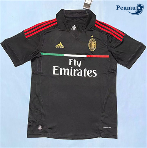 Maglia Calcio Classico Maglie AC Milan Segunda 2011-12