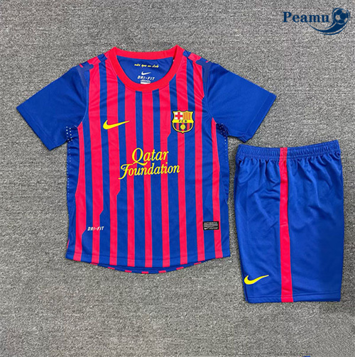Maglia Calcio Classico Maglie Barcellona Bambino Prima 2011-12