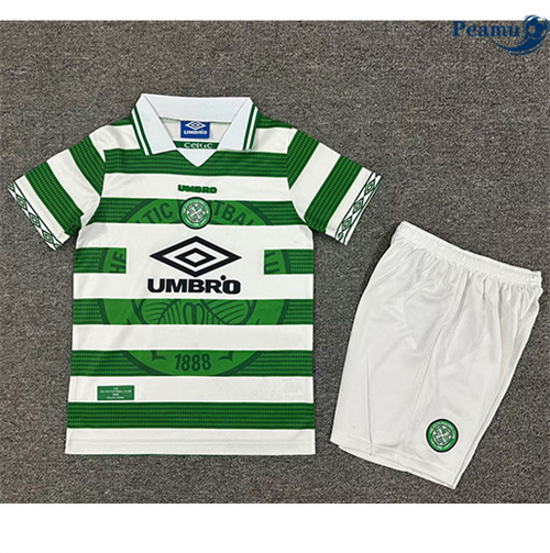 Maglia Calcio Classico Maglie Celtic Bambino Prima 1997-99