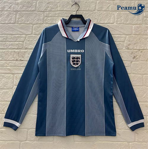 Maglia Calcio Classico Maglie Inghilterra Segunda Manica lunga 1996