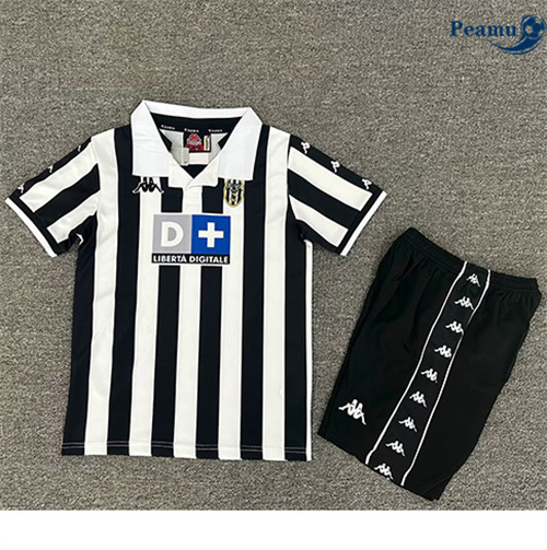 Maglia Calcio Classico Maglie Juventus Bambino Prima 1999-00