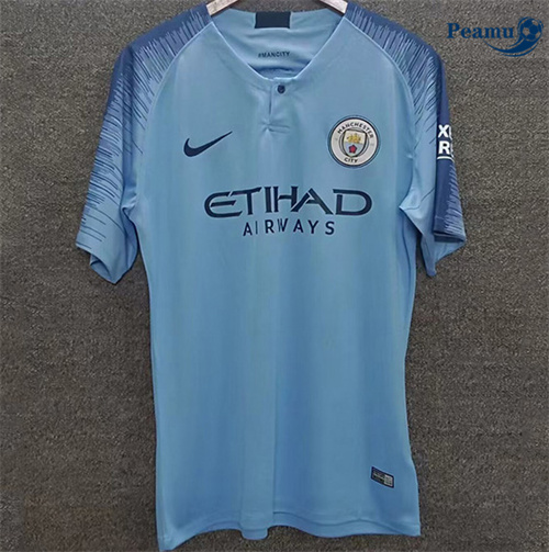 Maglia Calcio Classico Maglie Manchester City Prima 2019