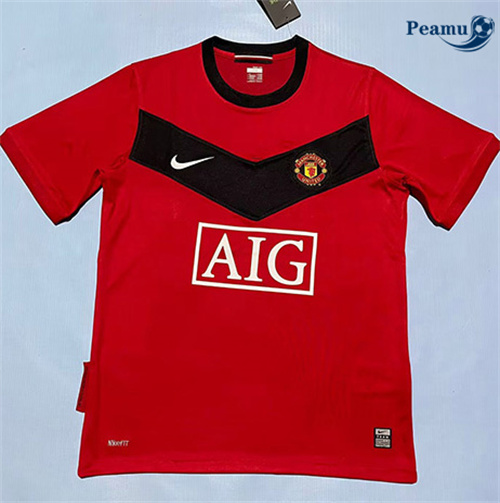 Maglia Calcio Classico Maglie Manchester United Prima 2009-10