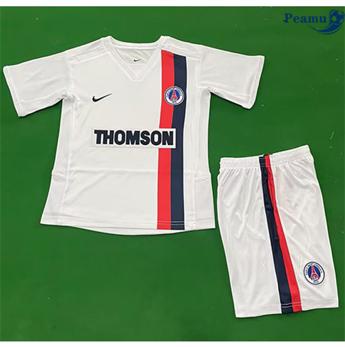 Maglia Calcio Classico Maglie PSG Bambino Seconda 2002-03
