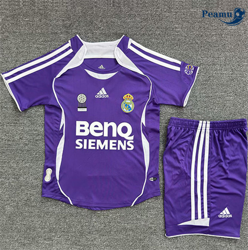 Maglia Calcio Classico Maglie Real Madrid Bambino Terza 2006-07