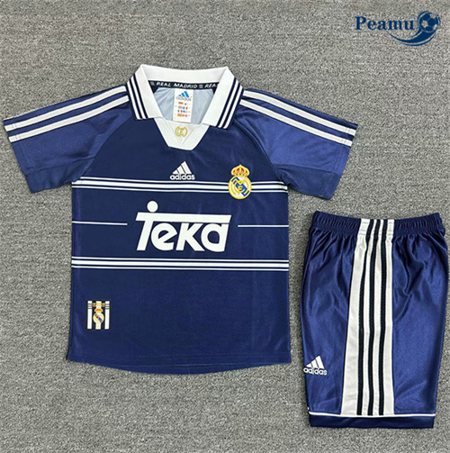 Maglia Calcio Classico Maglie Real Madrid Bambino Segunda 1998-99