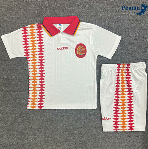 Maglia Calcio Classico Maglie Spagna Bambino Seconda 1994
