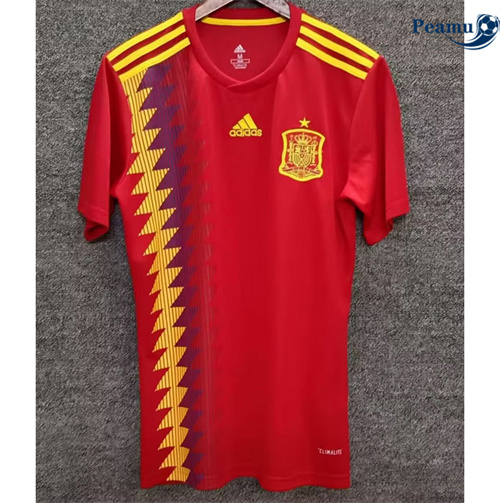 Maglia Calcio Classico Maglie Spagna Prima 2018