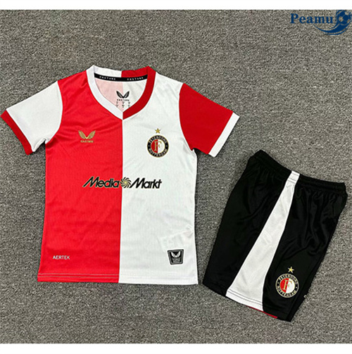 Maglia Calcio Feyenoord Bambino Prima 2025-2026