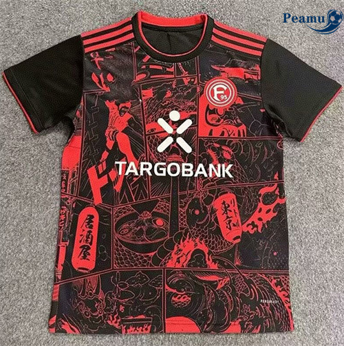 Maglia Calcio Fortuna Düsseldorf Speciale nero/Rosso 2025-2026