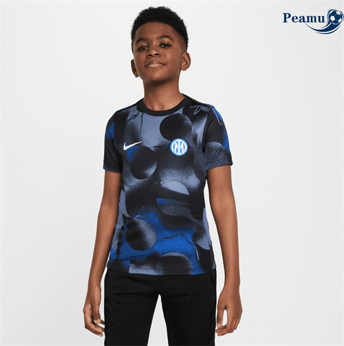 Maglia Calcio Inter Milan Bambino Pre-match 2025-2026