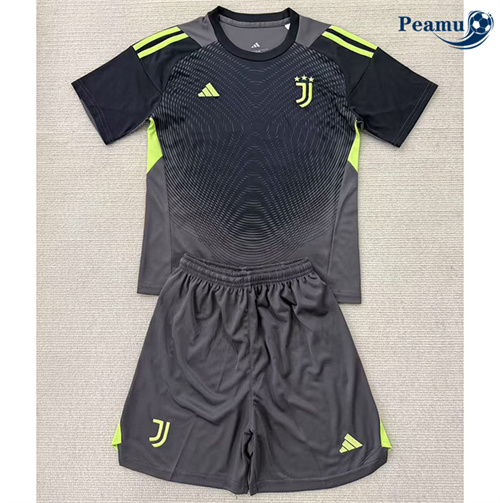 Maglia Calcio Juventus Bambino Portiere nero 2025-2026