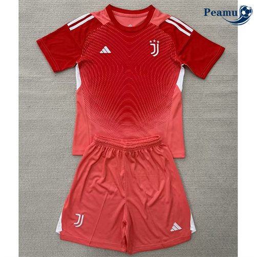 Maglia Calcio Juventus Bambino Portiere Naranja/Rosso 2025-2026