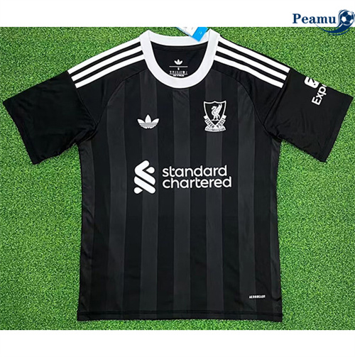 Maglia Calcio Liverpool Portiere nero 2025-2026