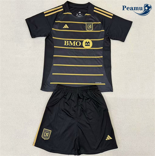 Maglia Calcio Los Angeles FC Bambino nero 2025-2026